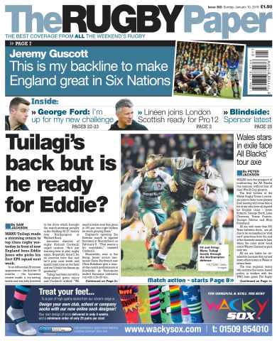 The Rugby Paper issue 10th January 2016