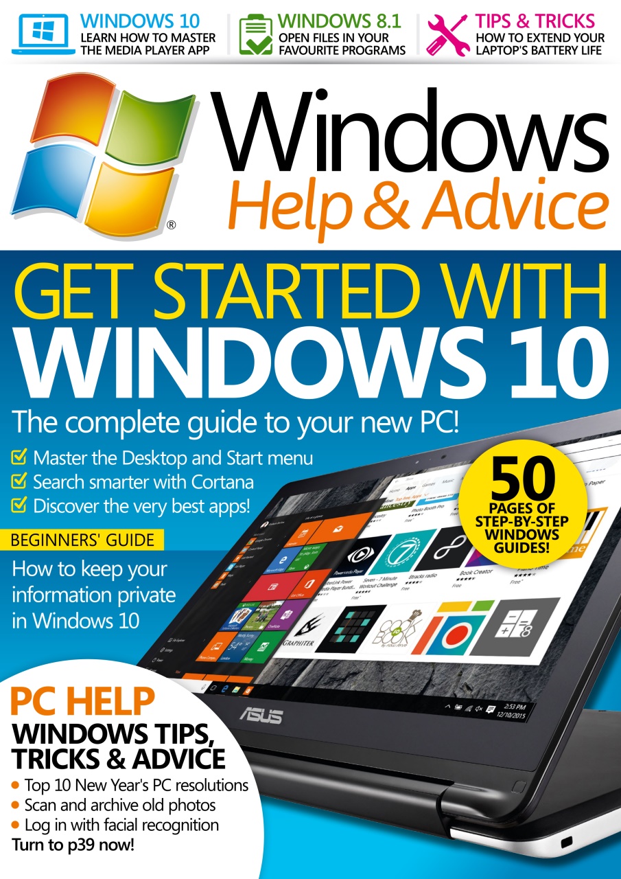 Windows Help & Advice Preview Pages