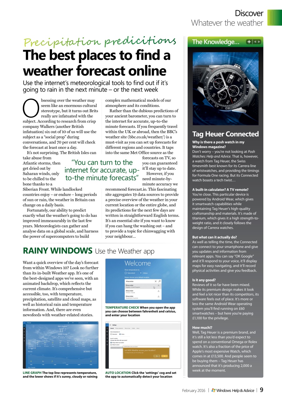 Windows Help & Advice Preview Pages