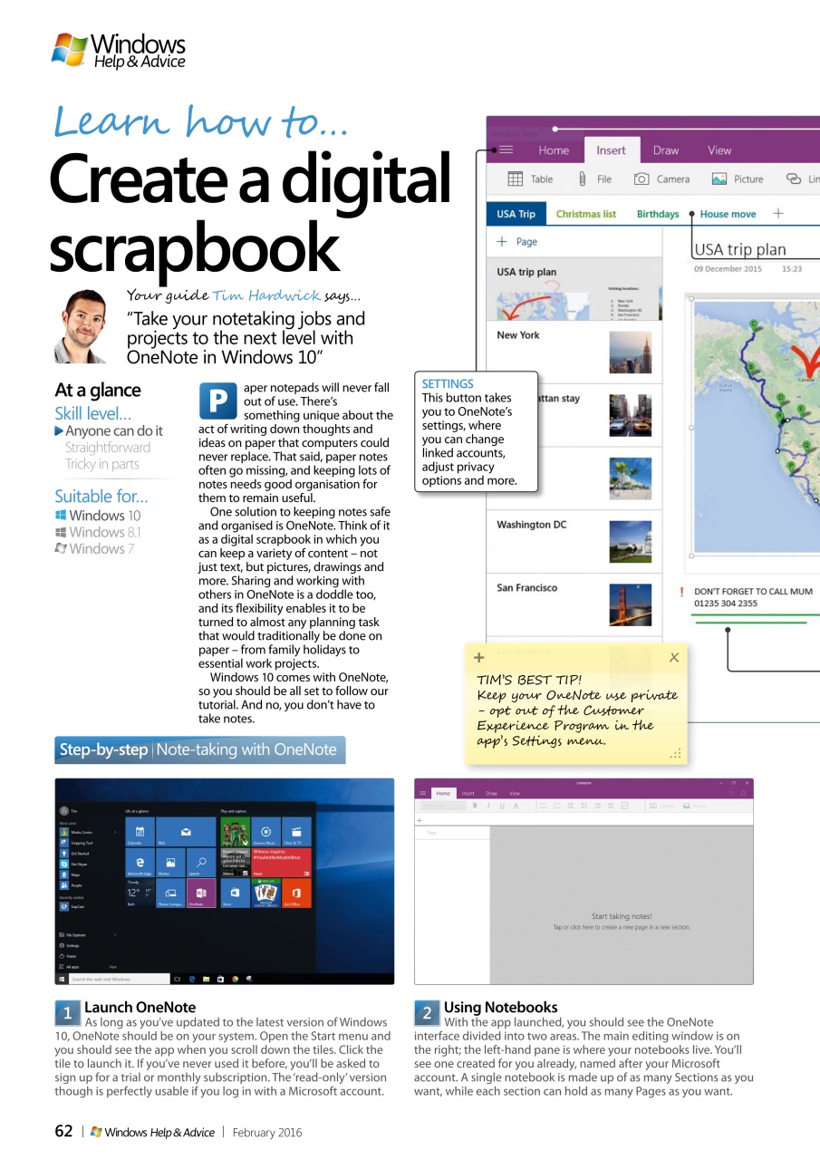 Windows Help & Advice Preview Pages