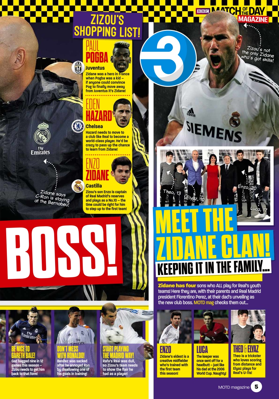 Match of the Day Preview Pages