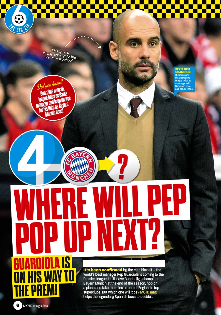 Match of the Day Preview Pages