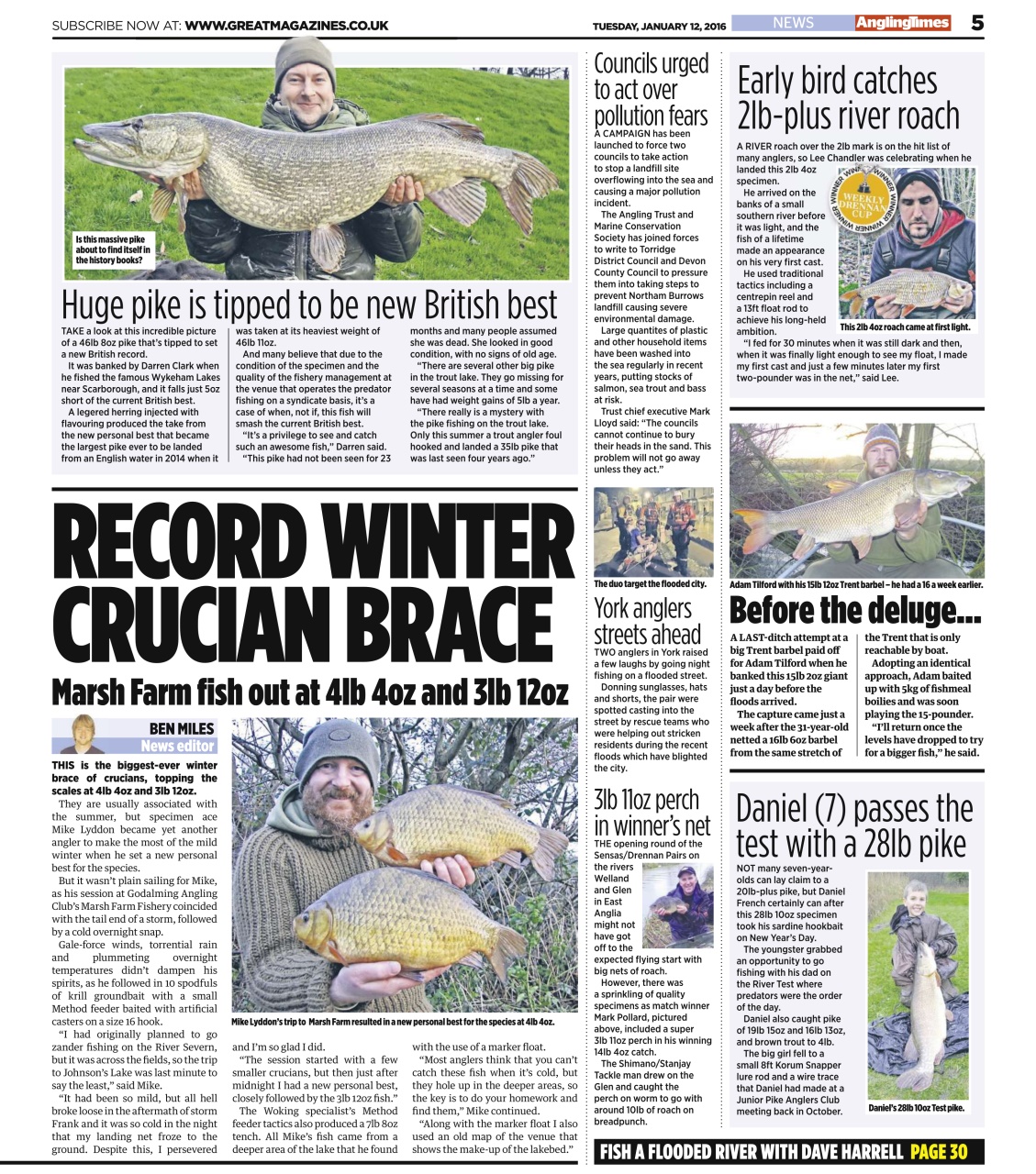 Angling Times Preview Pages