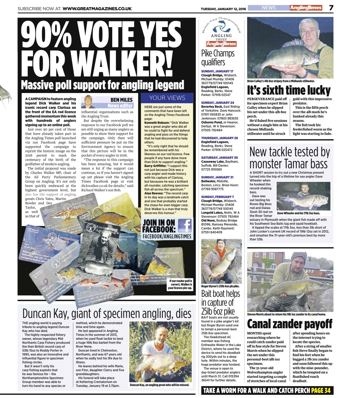 Angling Times Preview Pages