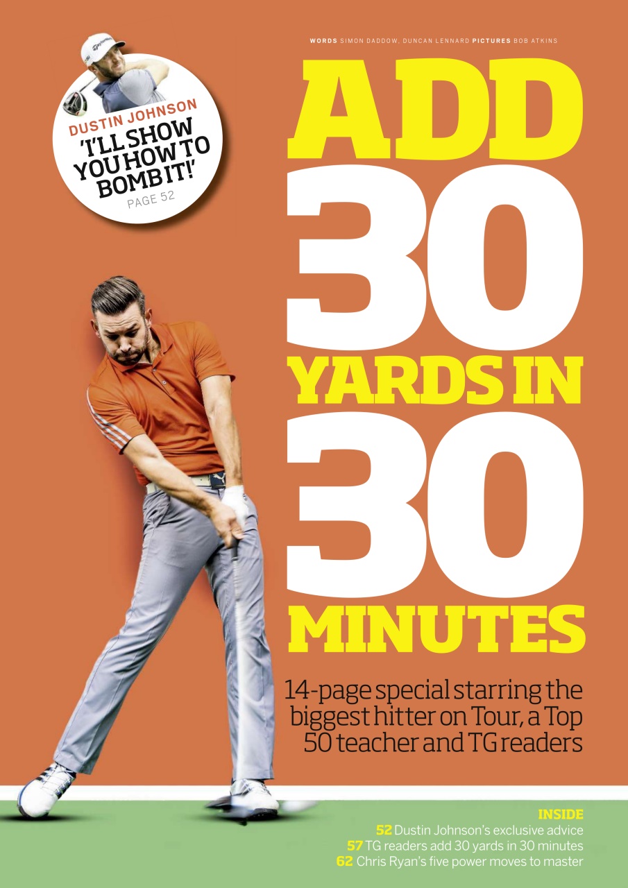 Today's Golfer Preview Pages