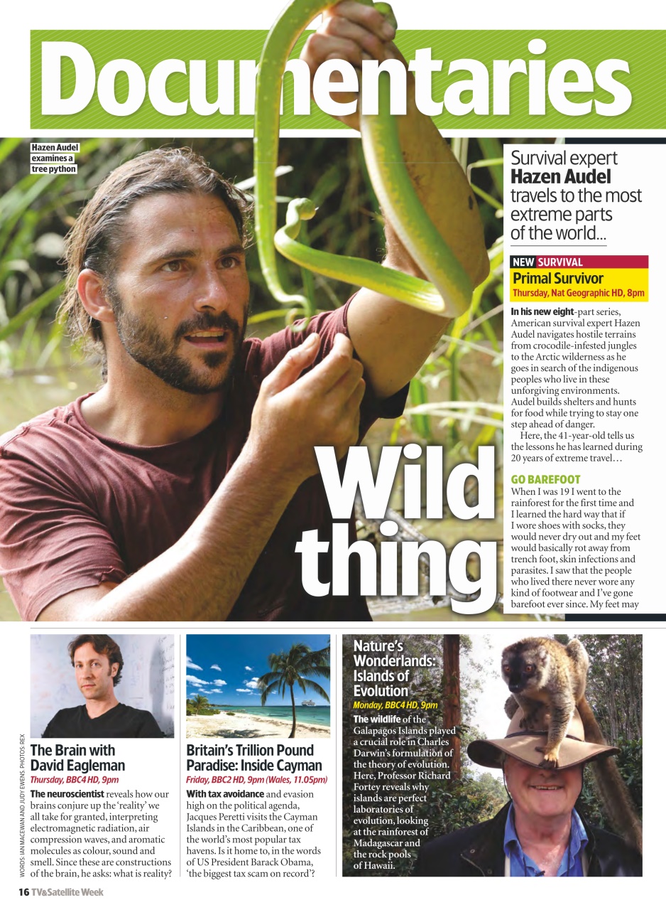 TV & Satellite Week Preview Pages