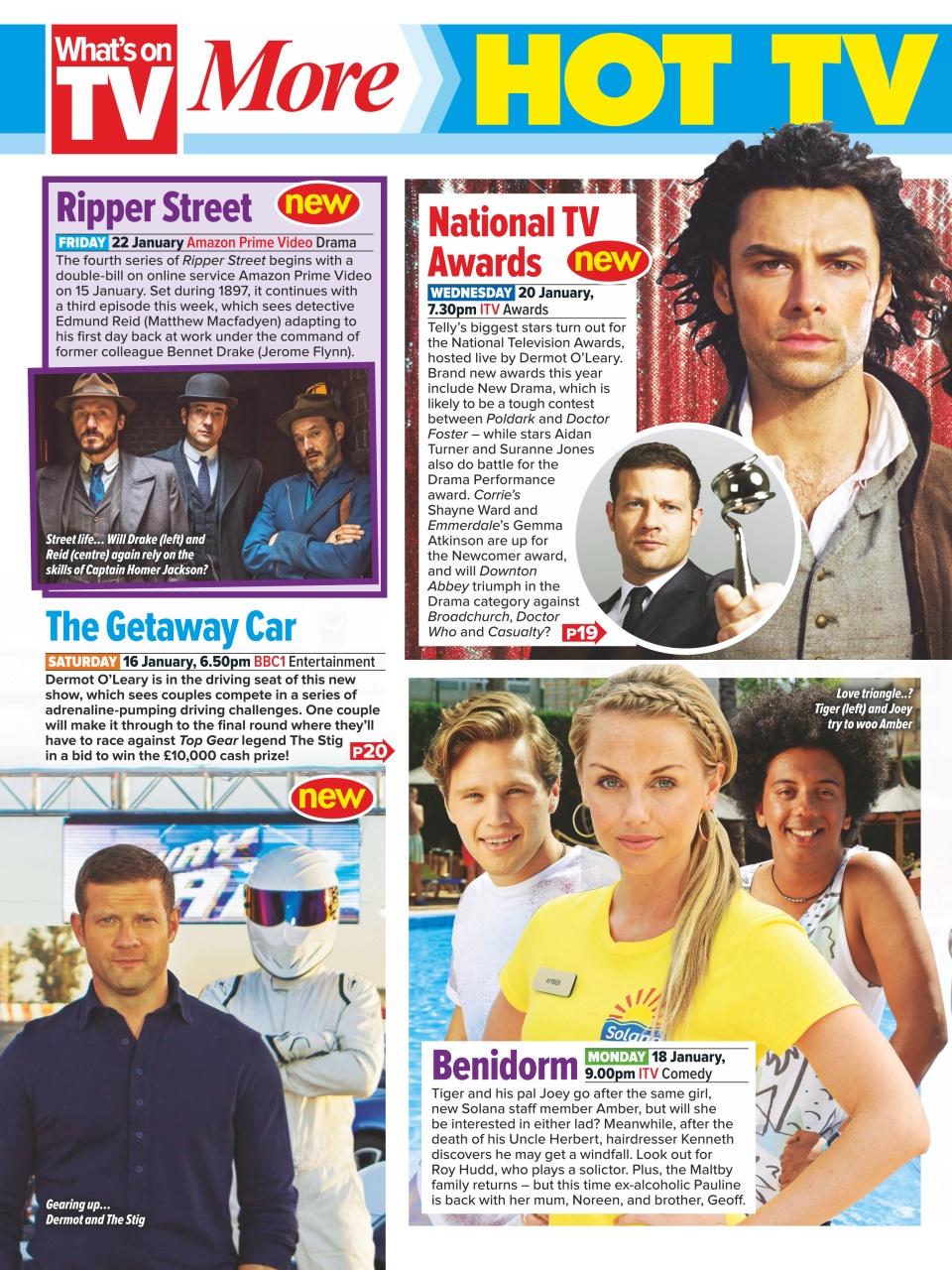 What's on TV Preview Pages