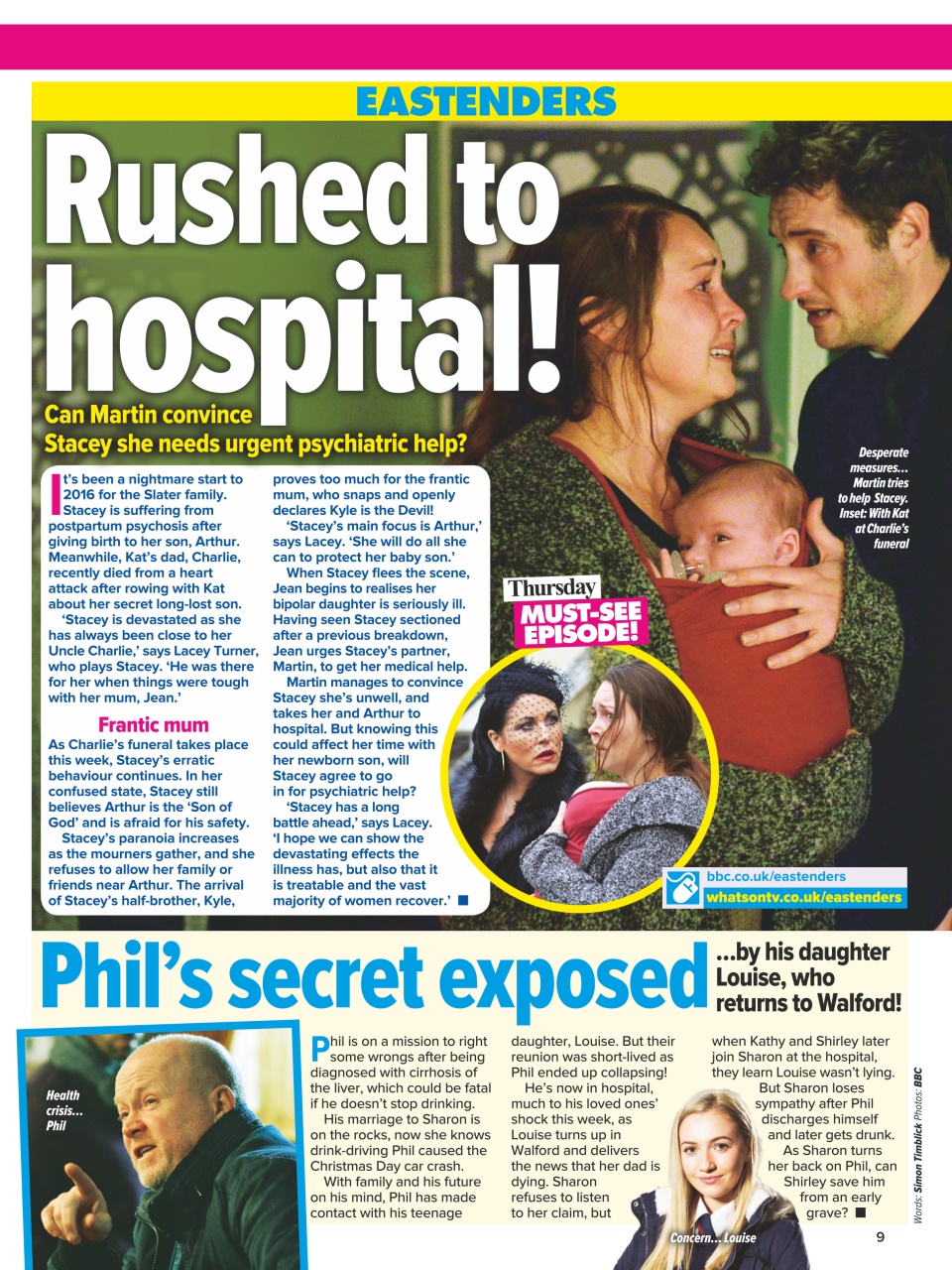 What's on TV Preview Pages