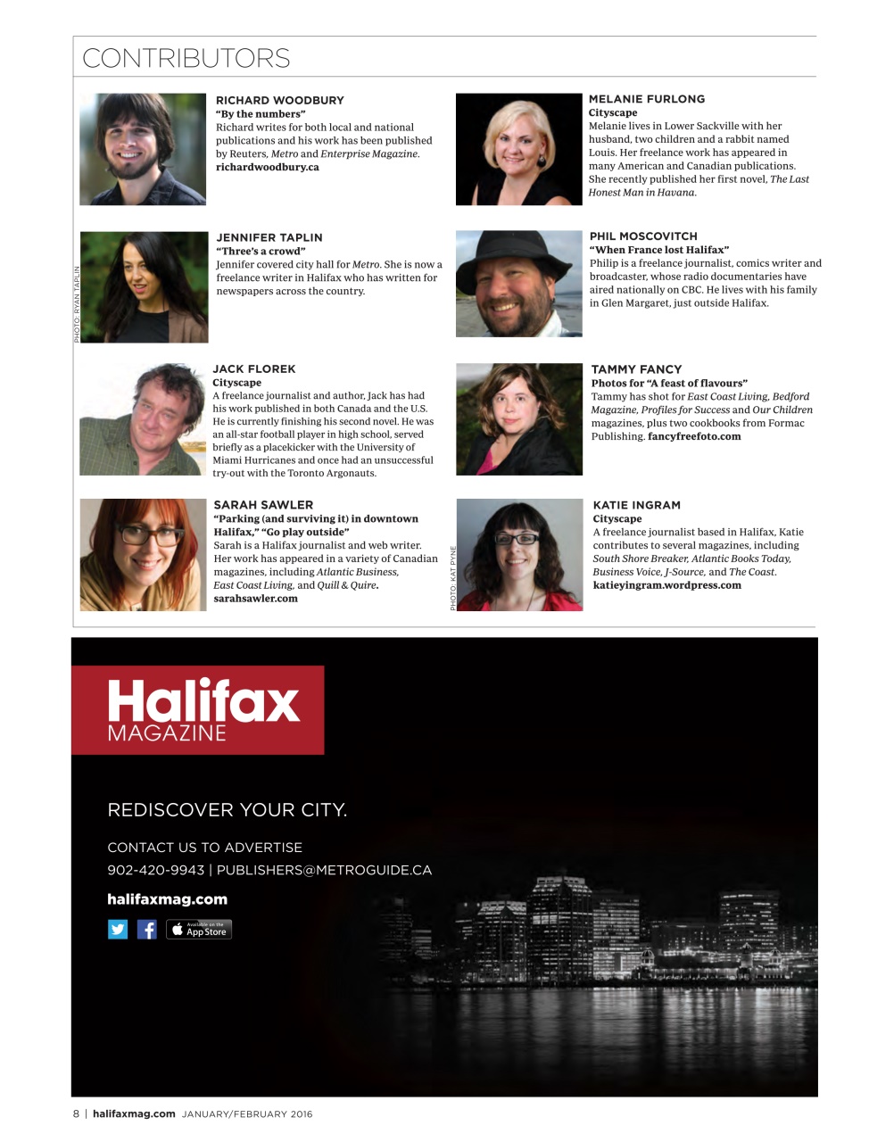 Halifax Magazine Preview Pages