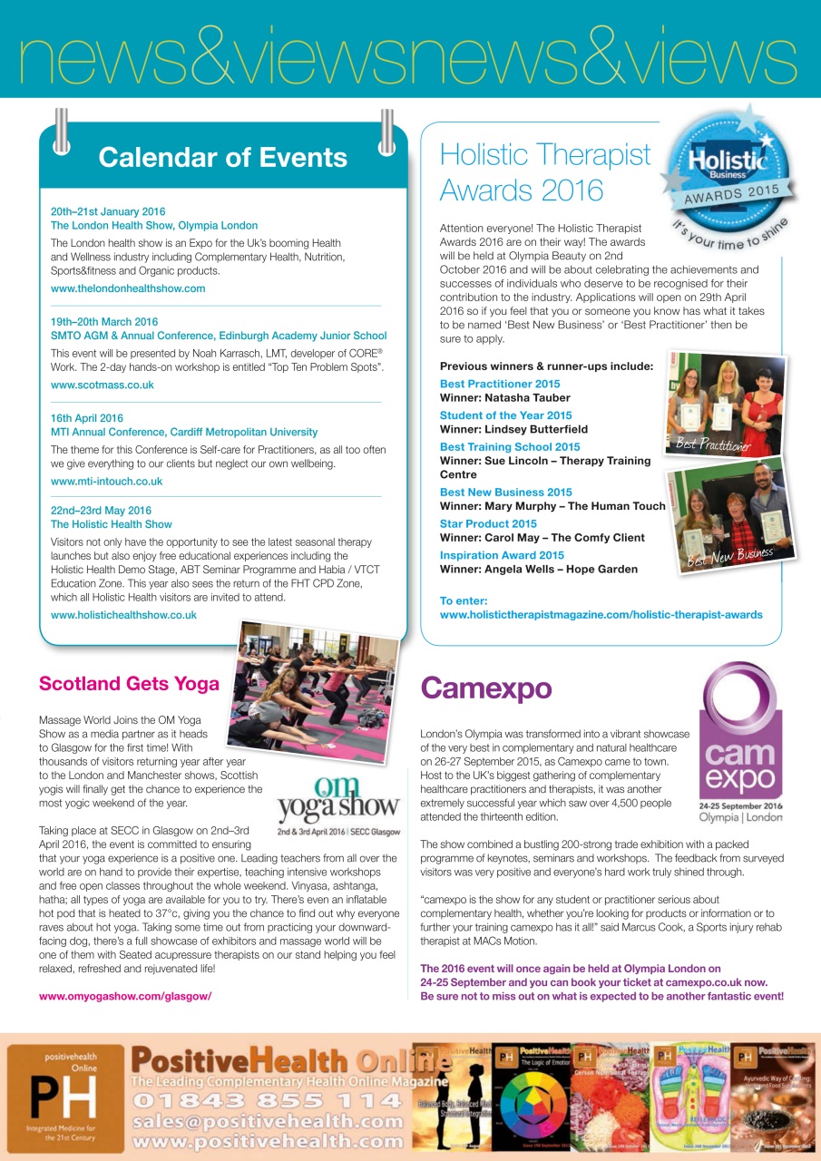 Massage World Preview Pages