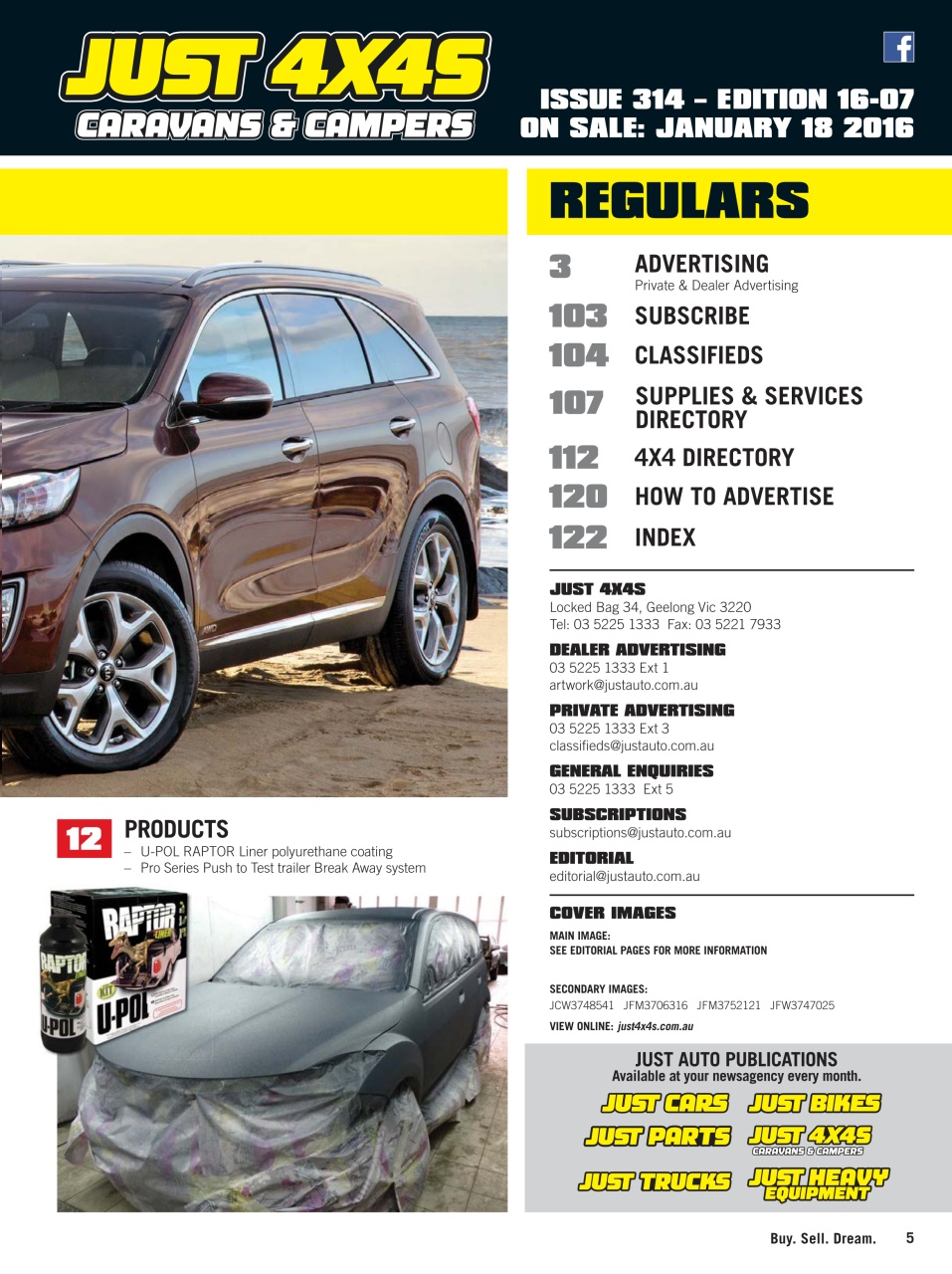 JUST 4X4S Preview Pages