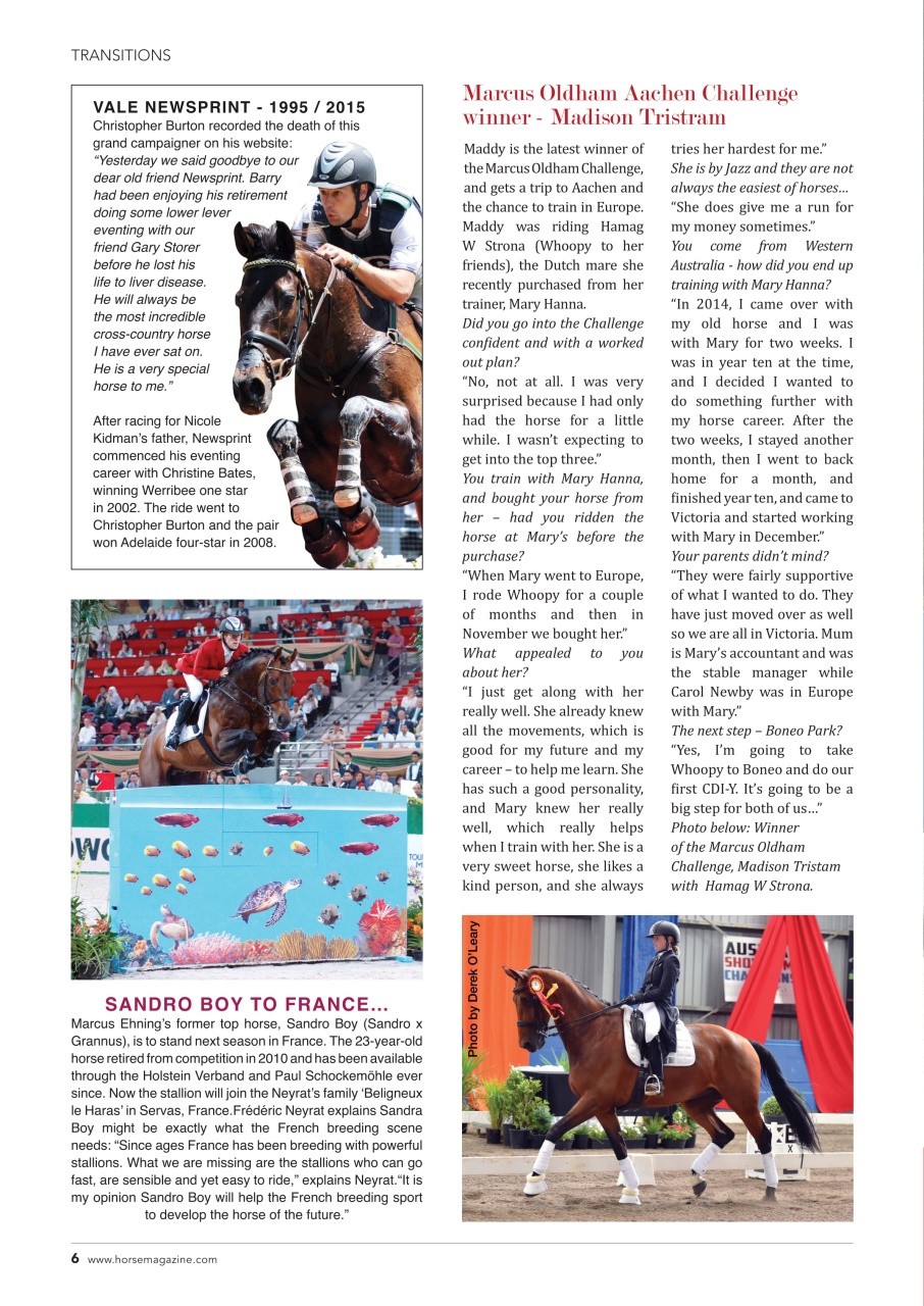 The Horse Magazine Preview Pages