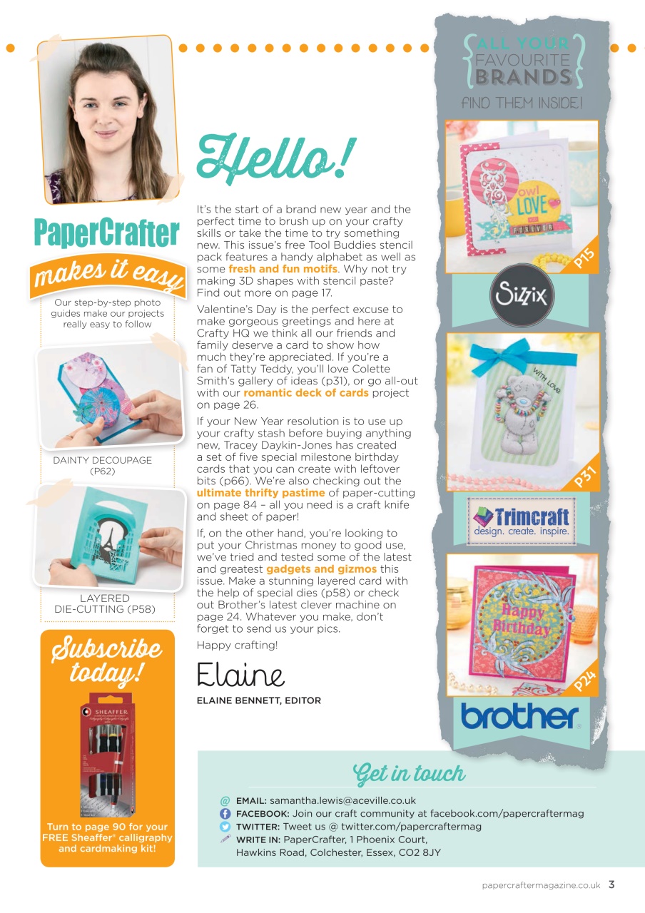 PaperCrafter Preview Pages