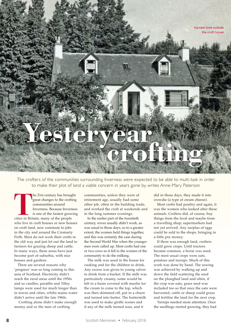 Scottish Memories Preview Pages