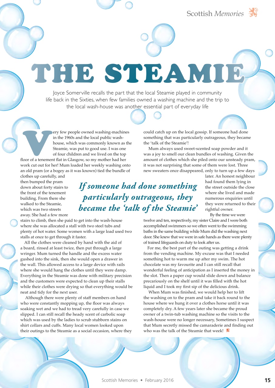 Scottish Memories Preview Pages