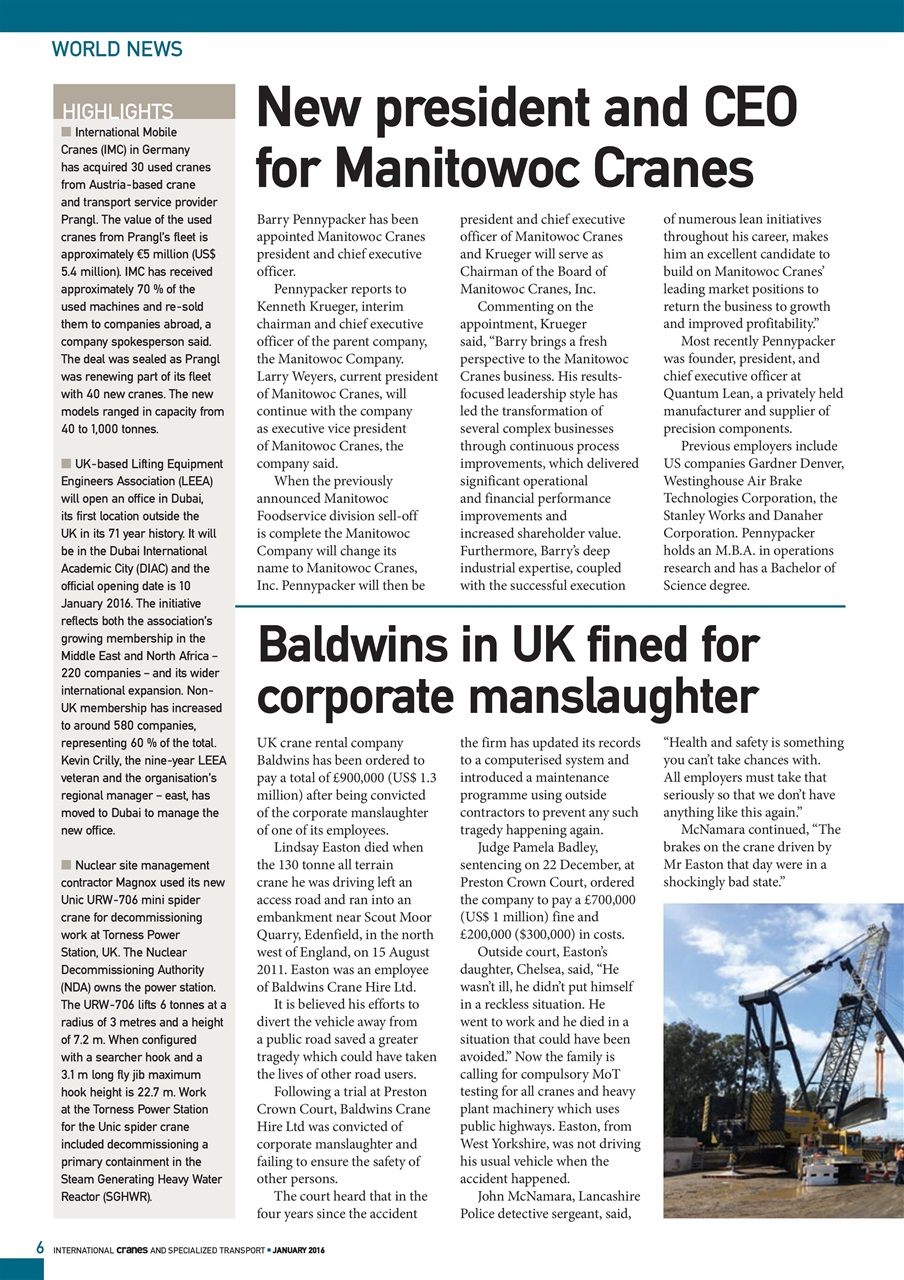 Int. Cranes and Specialized Transp Preview Pages