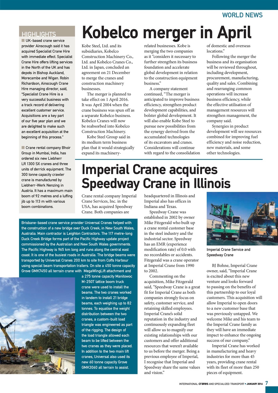 Int. Cranes and Specialized Transp Preview Pages