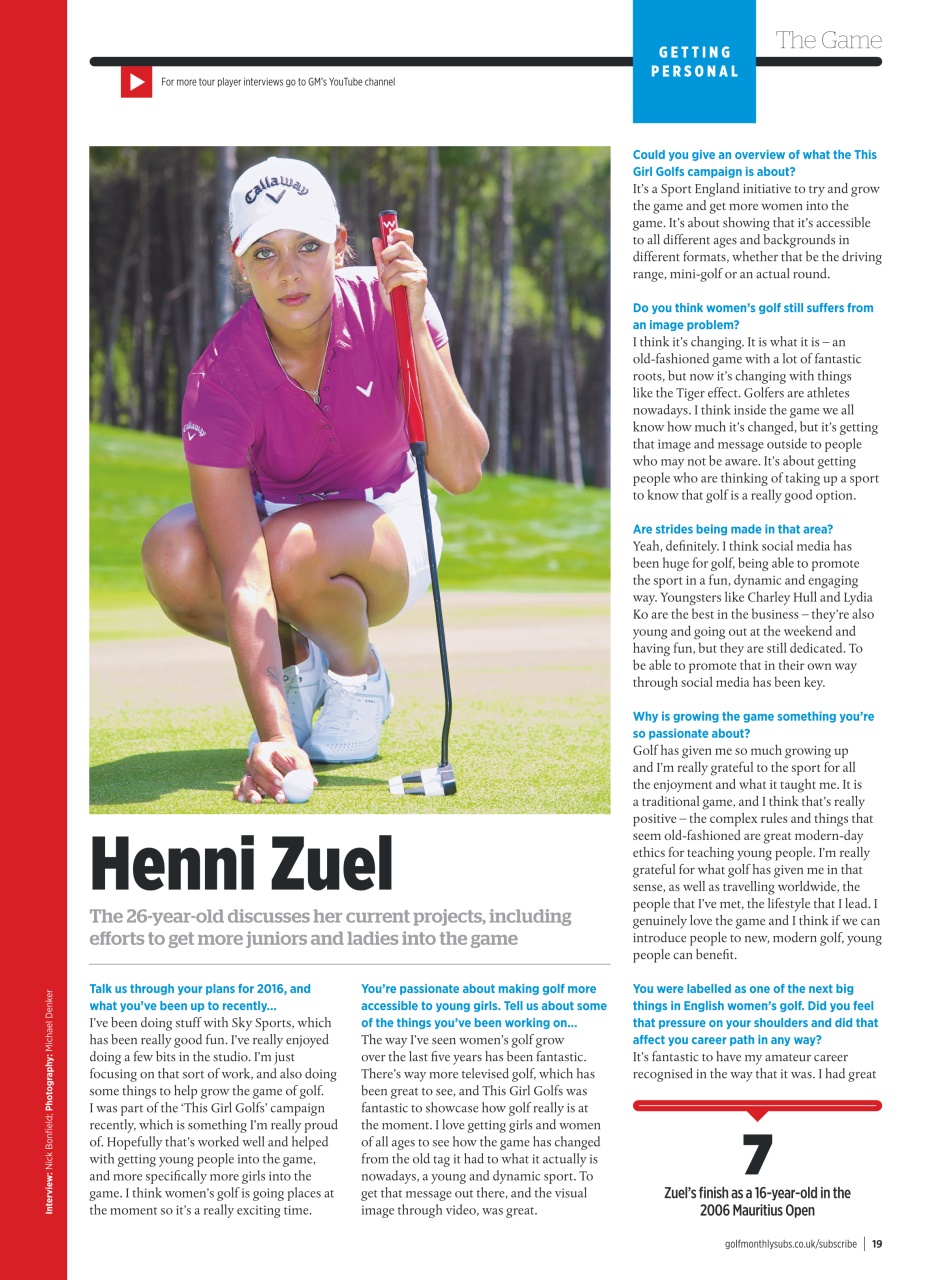 Golf Monthly Preview Pages