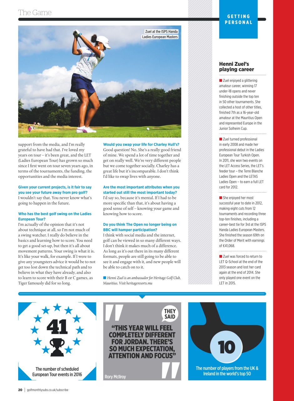 Golf Monthly Preview Pages