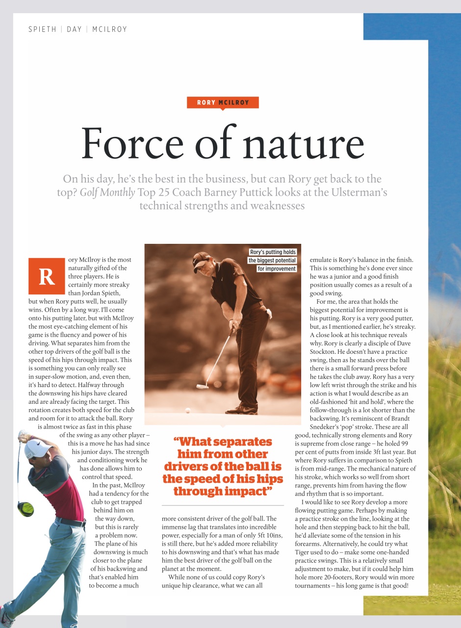 Golf Monthly Preview Pages