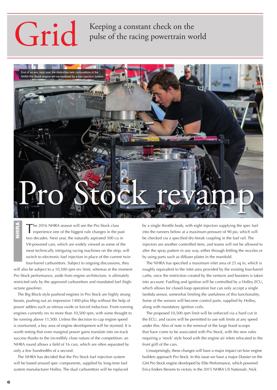 Race Engine Technology Preview Pages