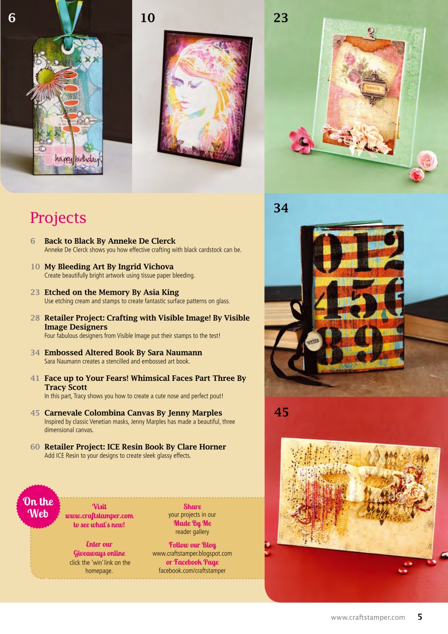 Craft Stamper Preview Pages