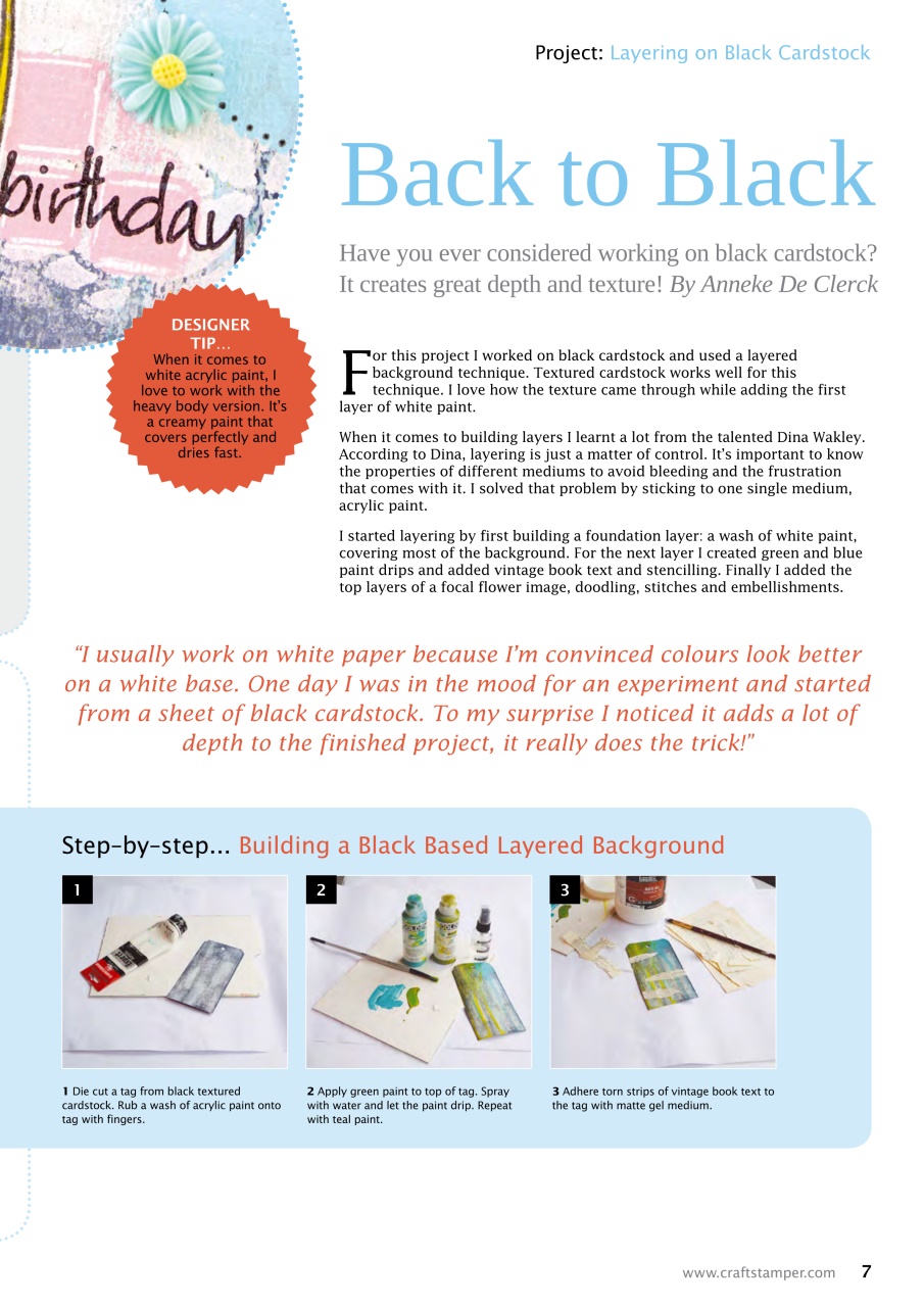Craft Stamper Preview Pages