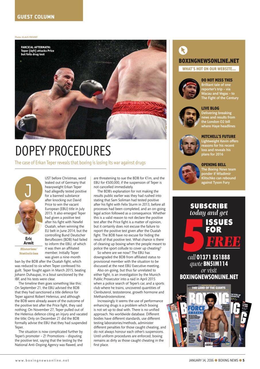 Boxing News Preview Pages