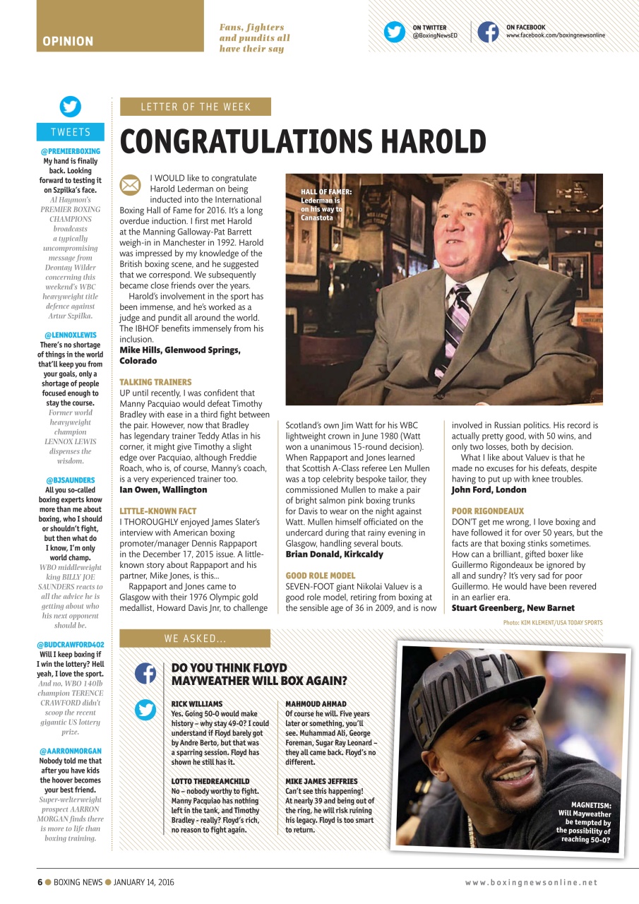 Boxing News Preview Pages