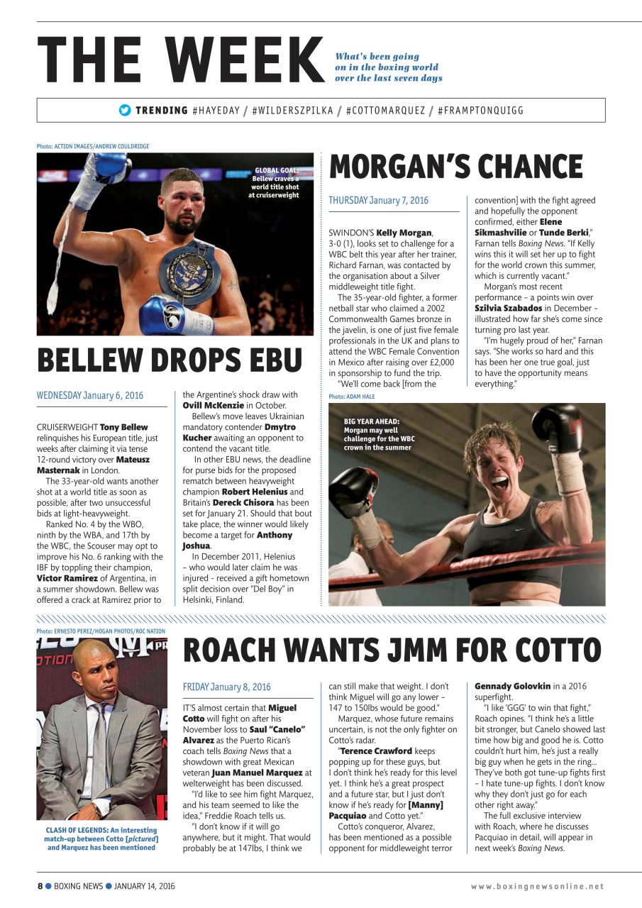 Boxing News Preview Pages