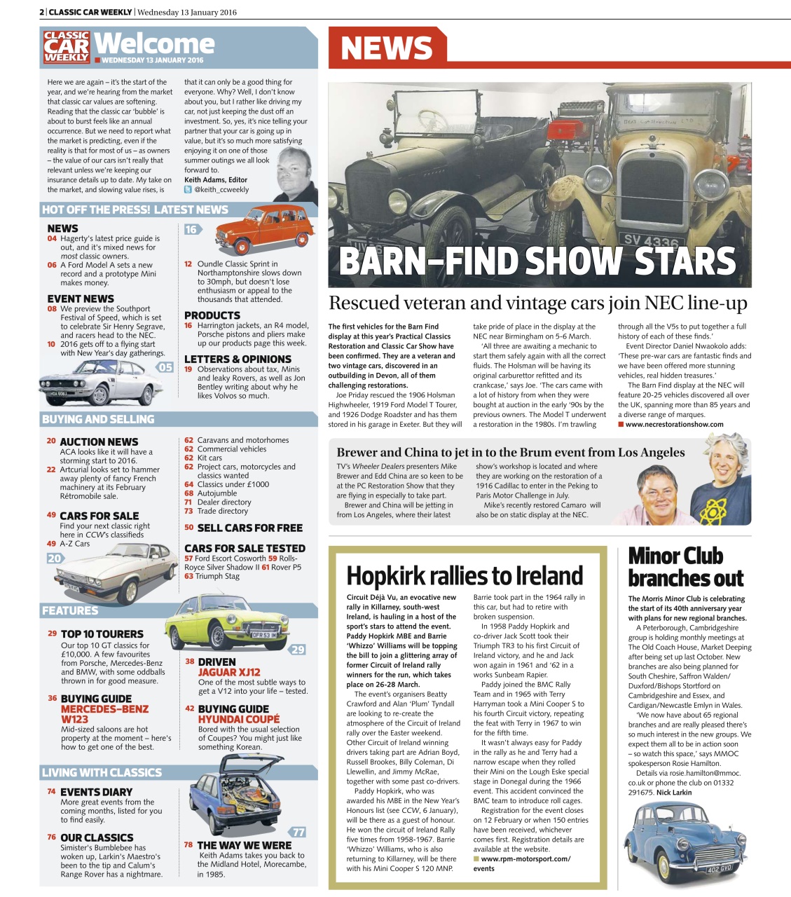 Classic Car Weekly Preview Pages