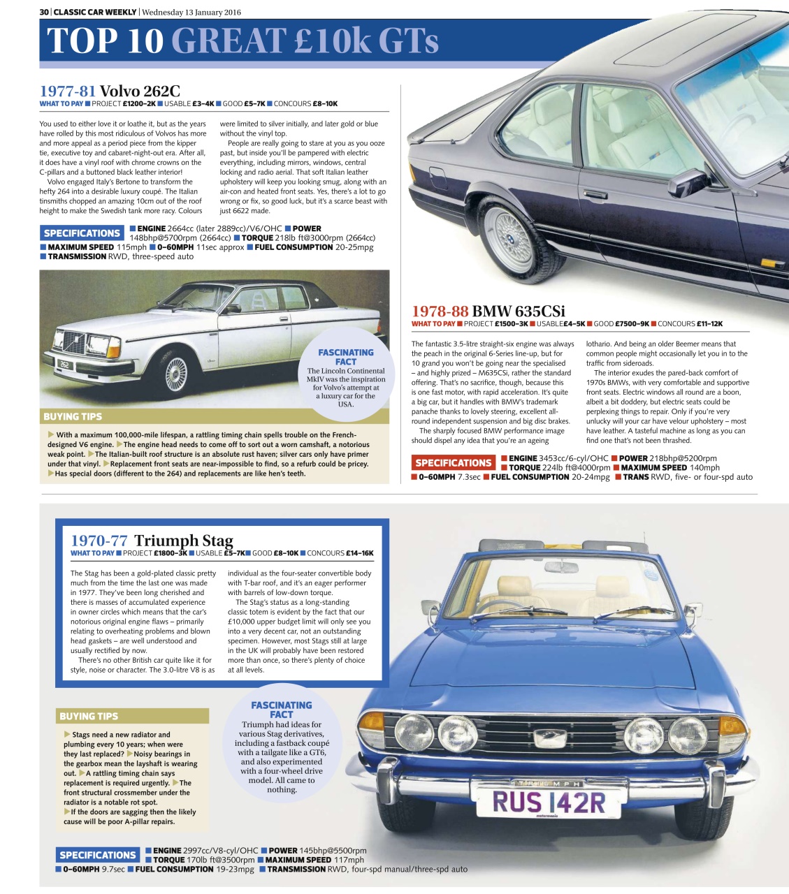 Classic Car Weekly Preview Pages