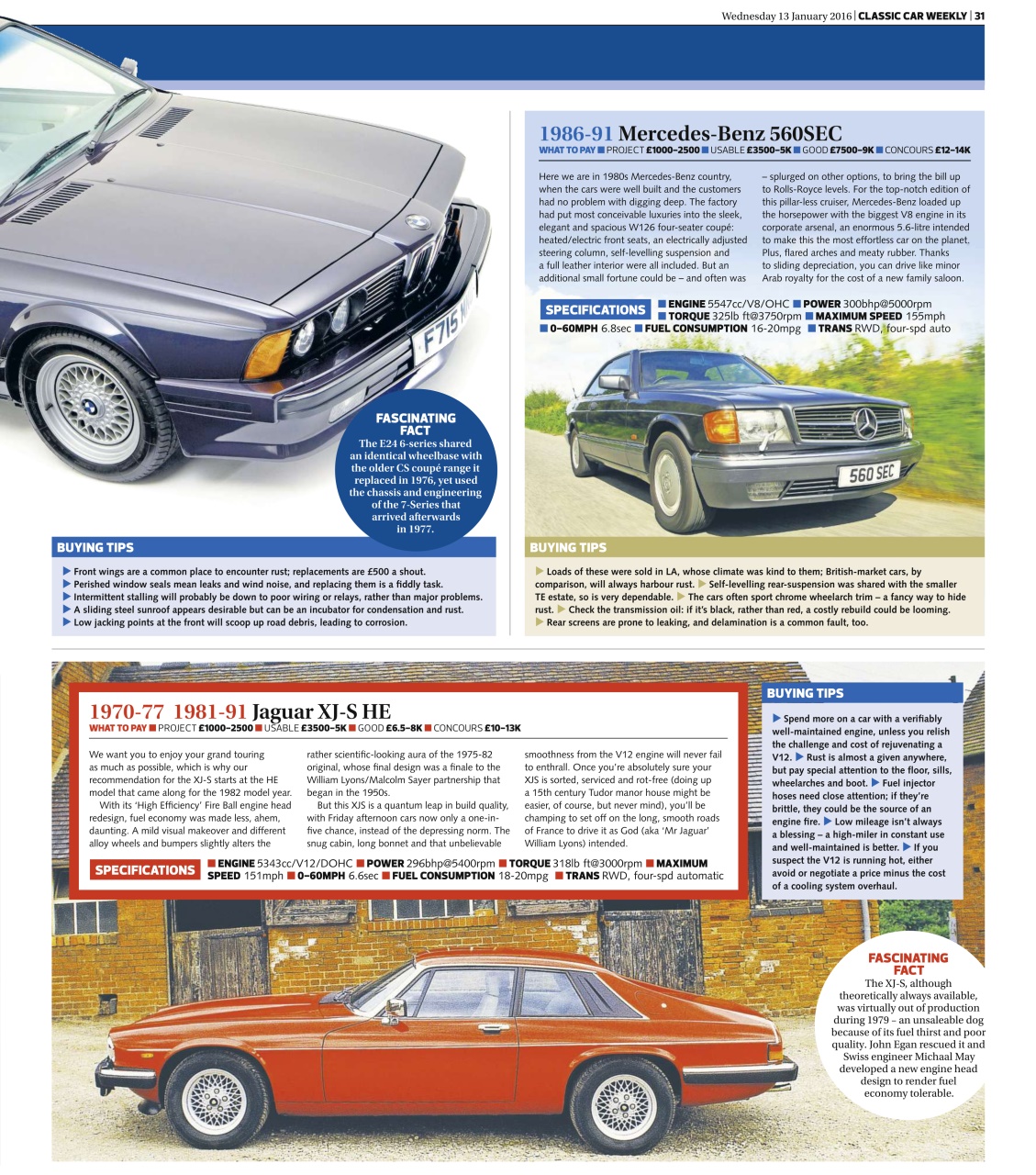 Classic Car Weekly Preview Pages