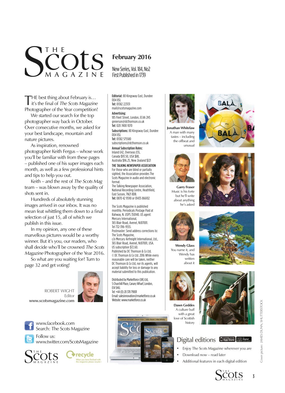 The Scots Magazine Preview Pages