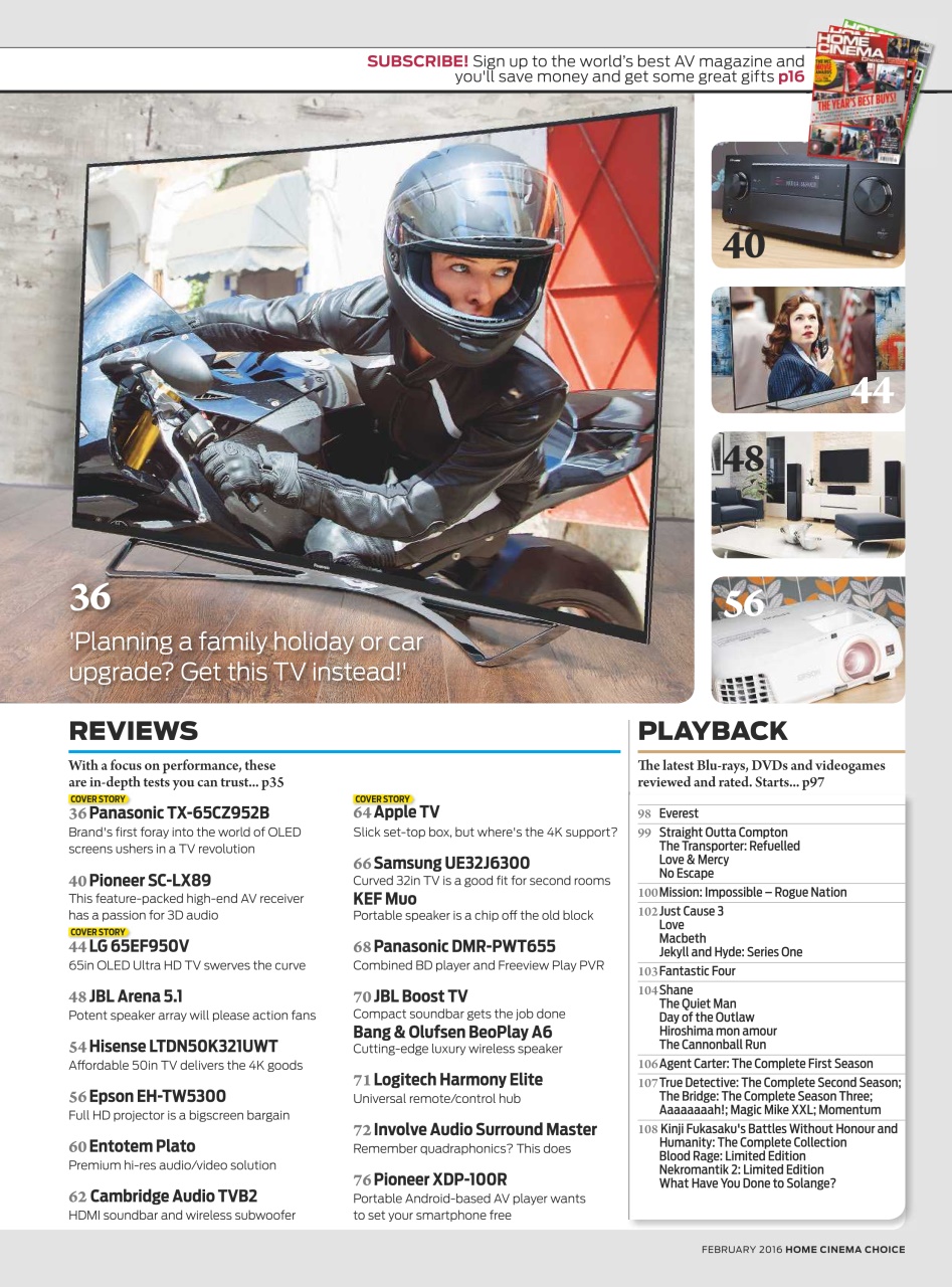 Home Cinema Choice Preview Pages