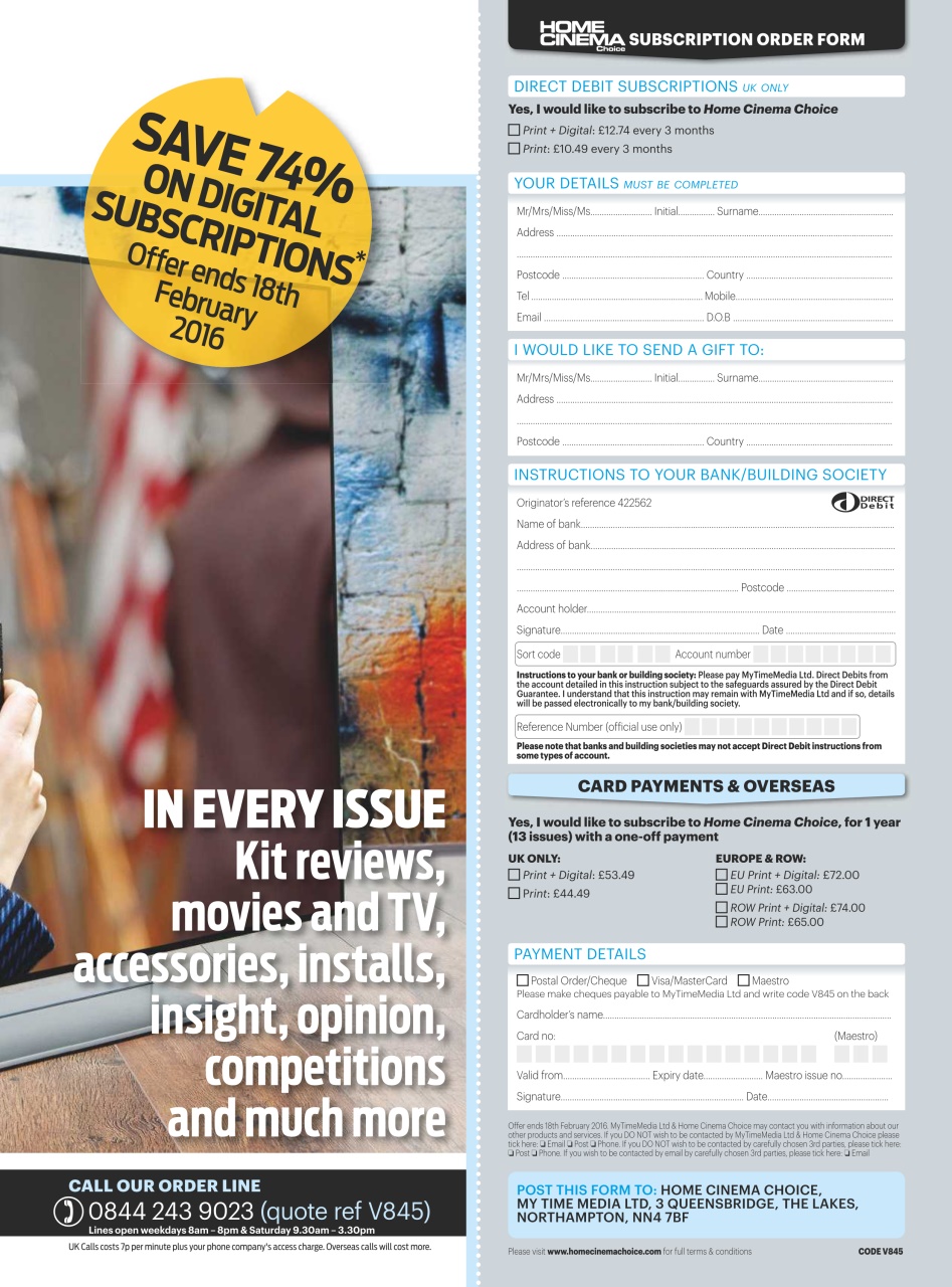 Home Cinema Choice Preview Pages