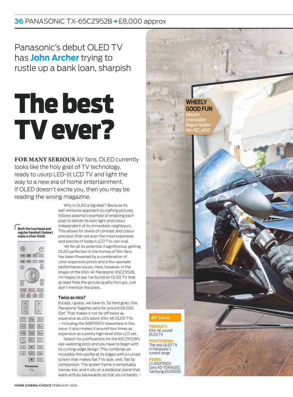Home Cinema Choice Preview Pages