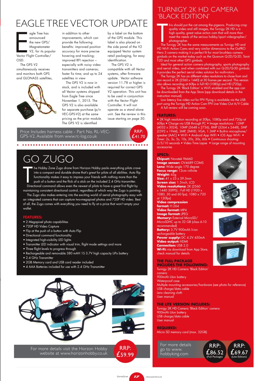 Radio Control DroneZone Preview Pages