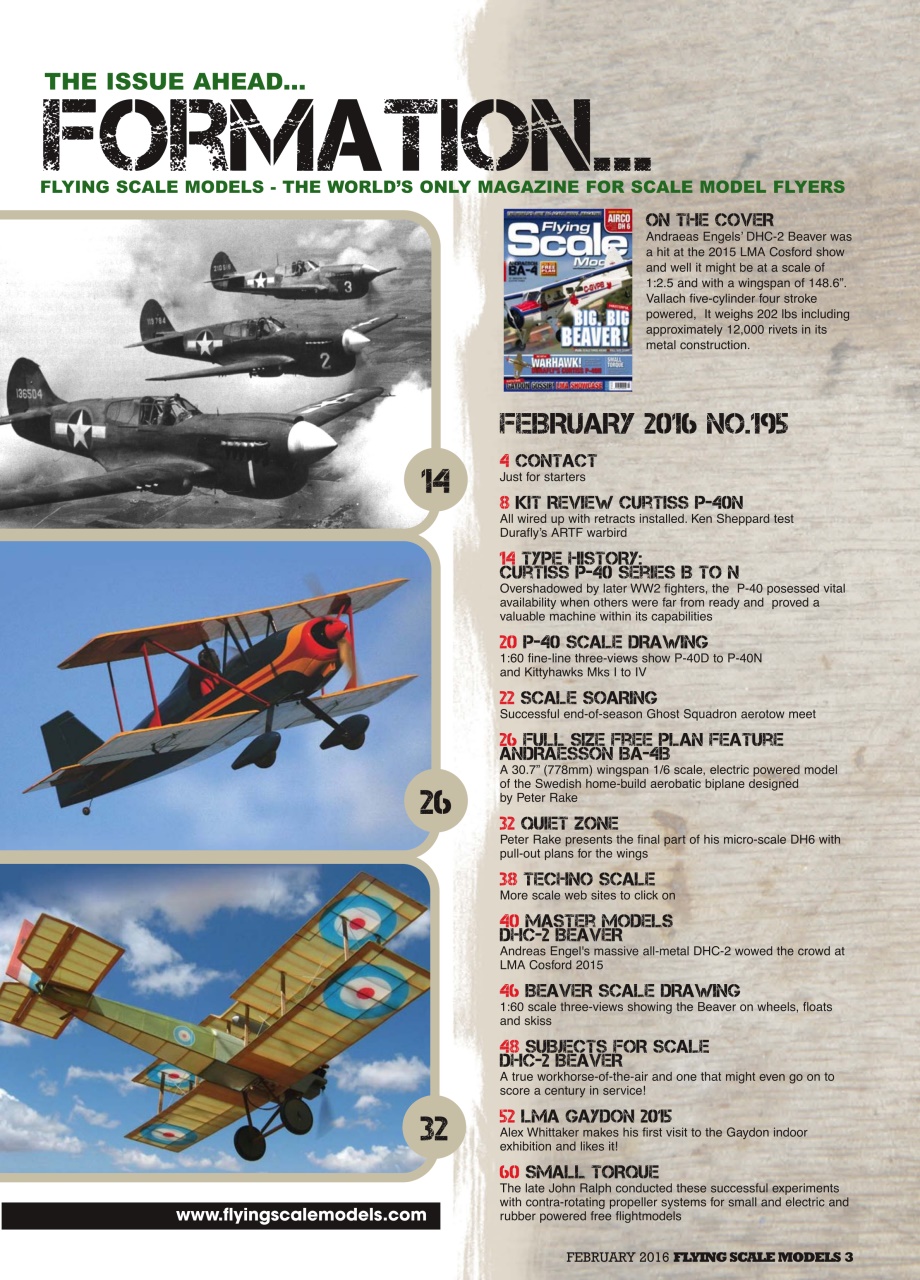 Radio Control Model Flyer Preview Pages