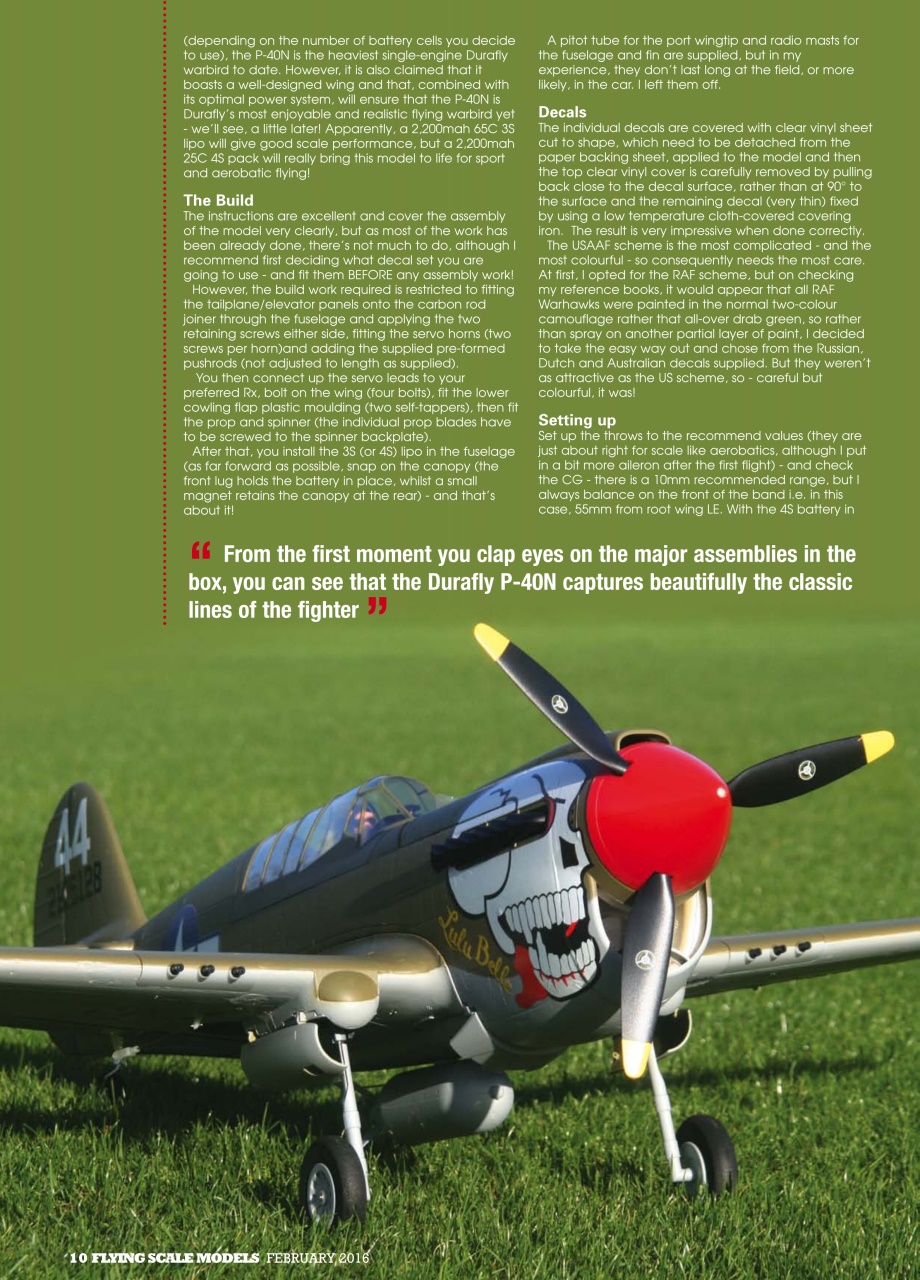 Radio Control Model Flyer Preview Pages