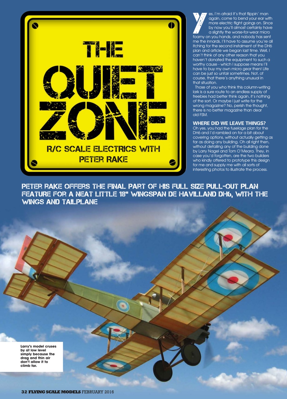 Radio Control Model Flyer Preview Pages