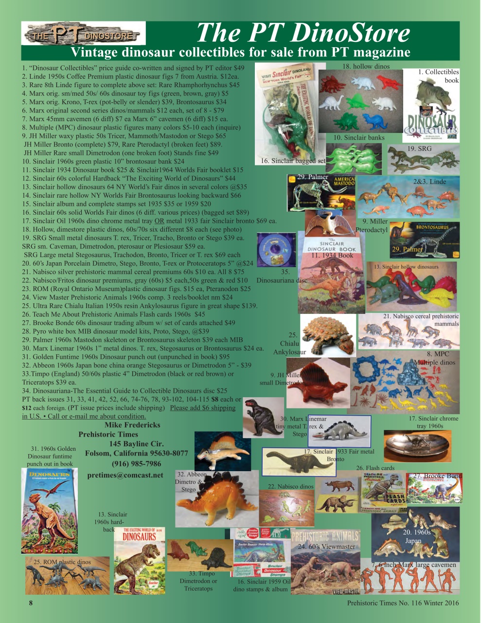 Prehistoric Times Preview Pages