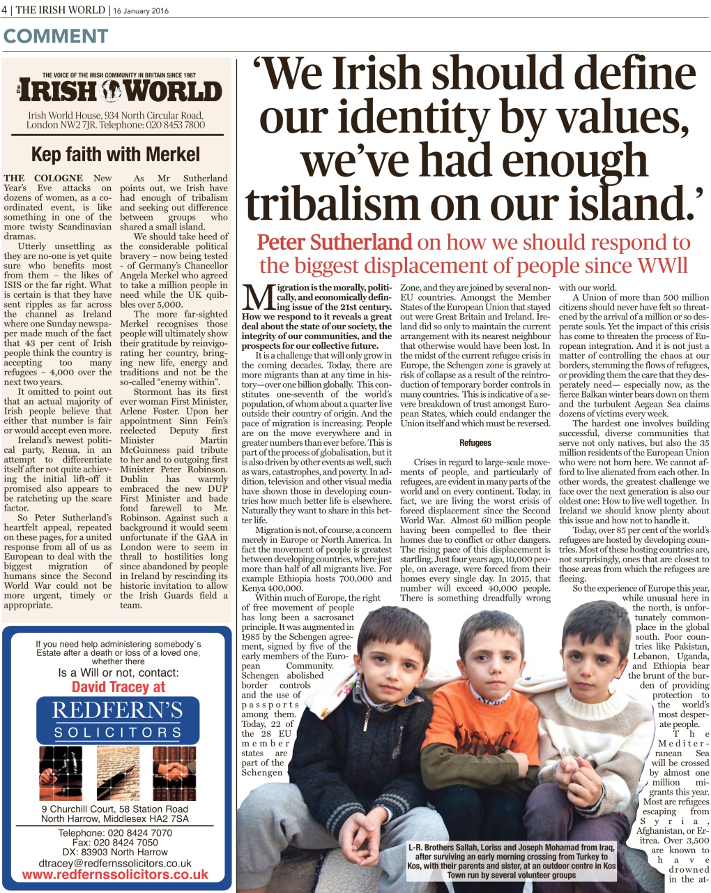 Irish World Preview Pages