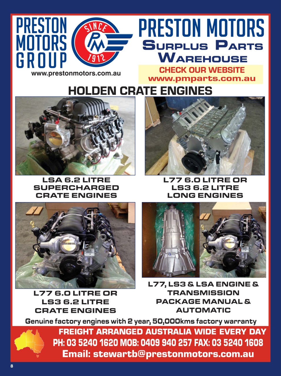 JUST PARTS Preview Pages