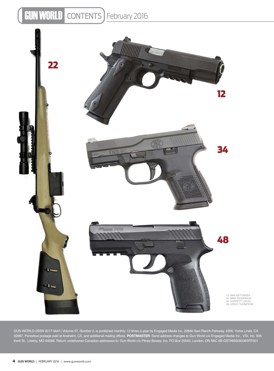 Gun World Preview Pages