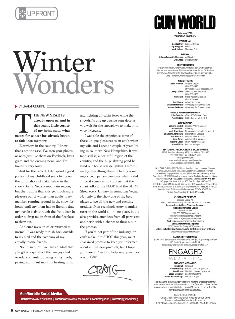 Gun World Preview Pages