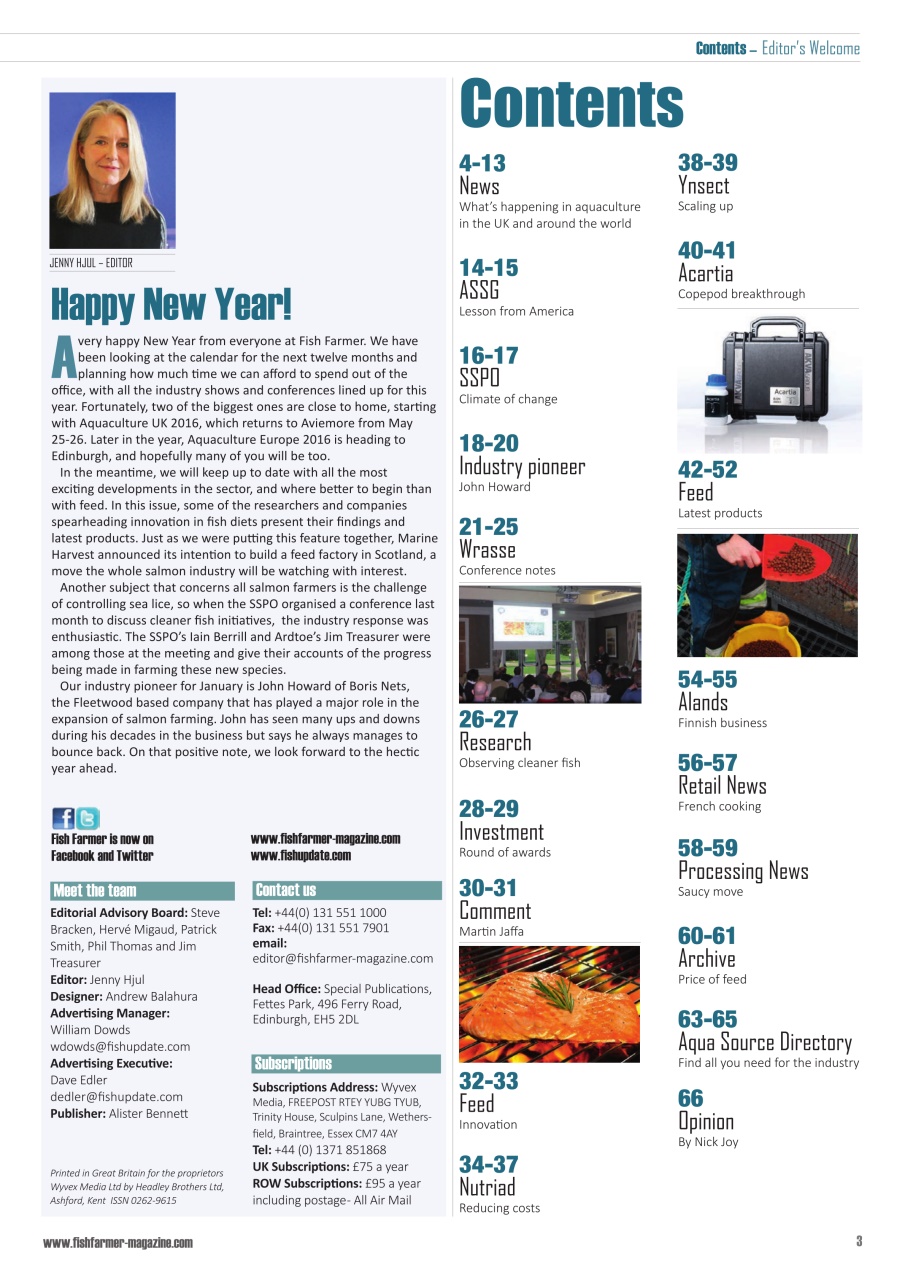 Fish Farmer Magazine Preview Pages