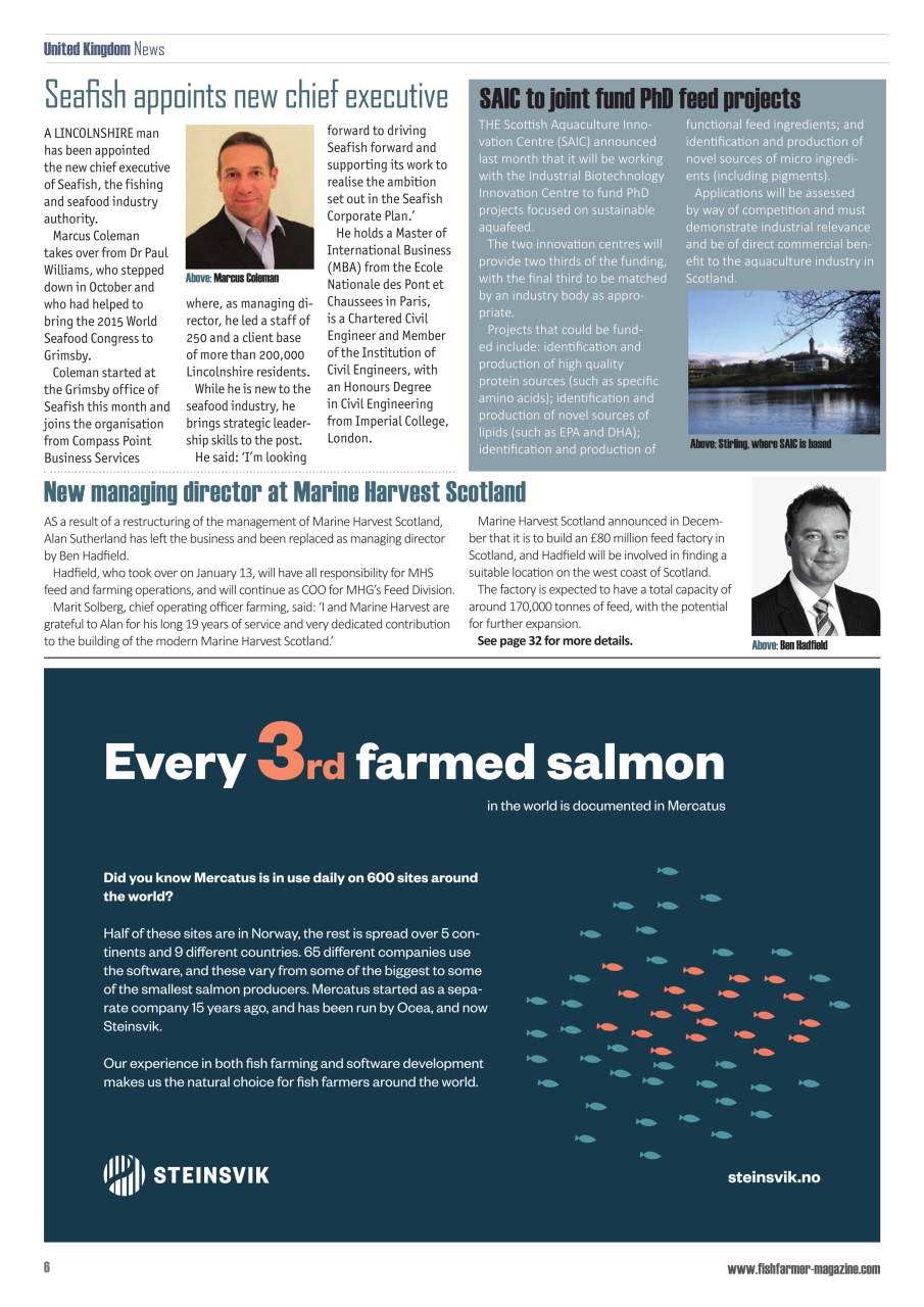 Fish Farmer Magazine Preview Pages