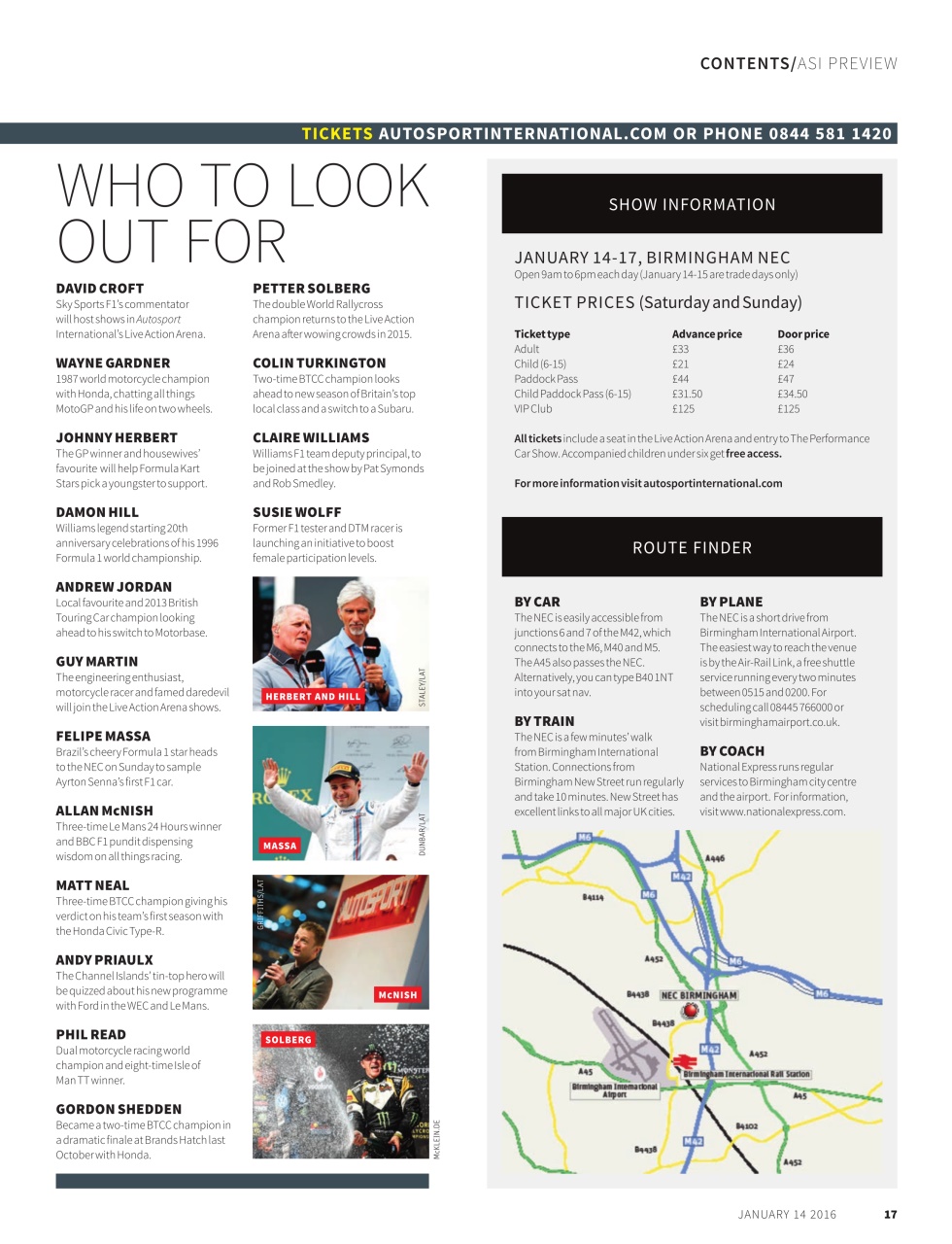 Autosport Preview Pages