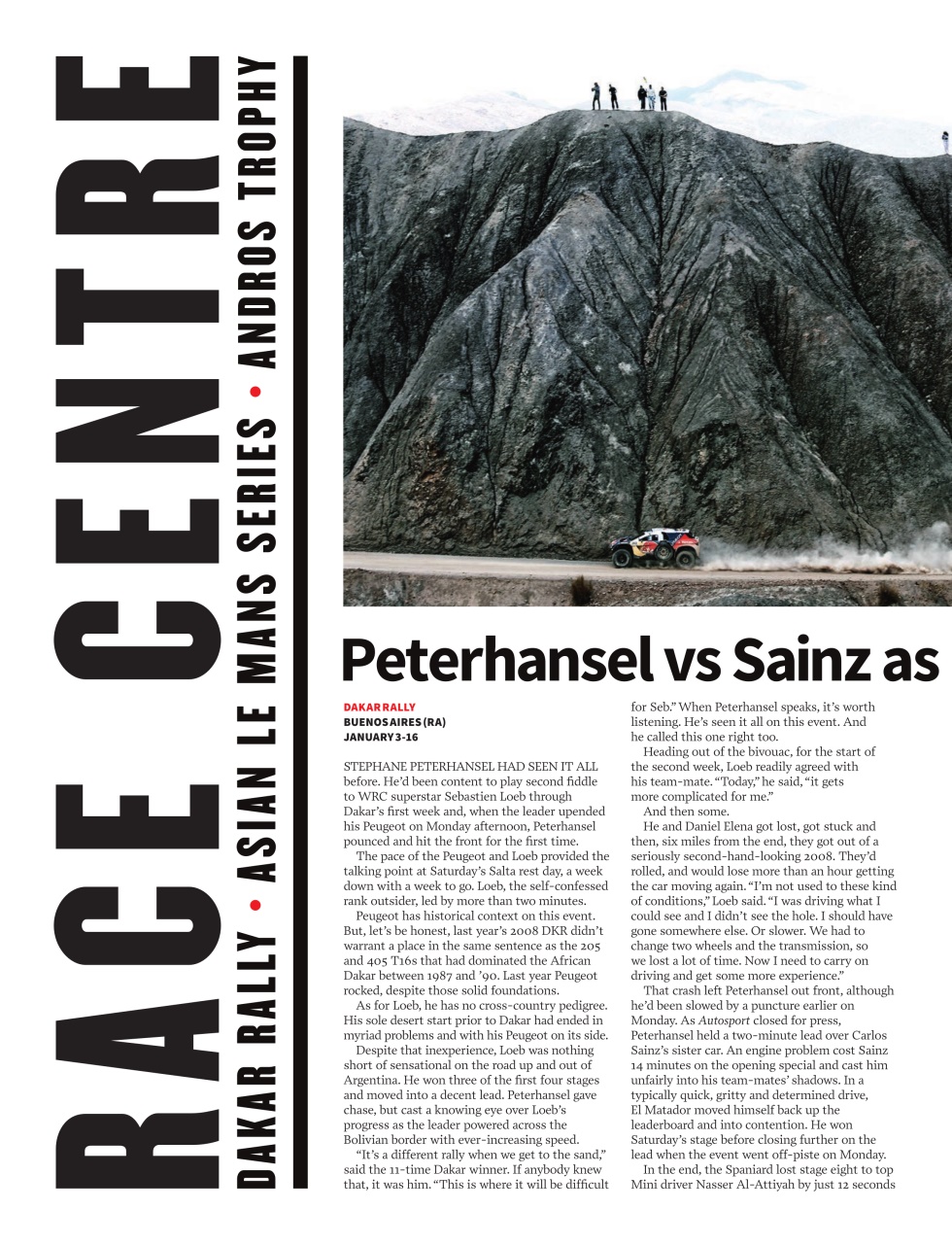 Autosport Preview Pages